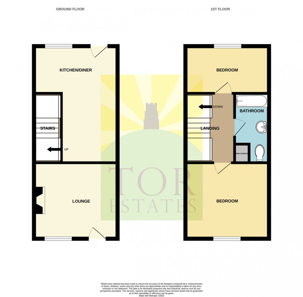 Floorplan for West Pennard, Glastonbury