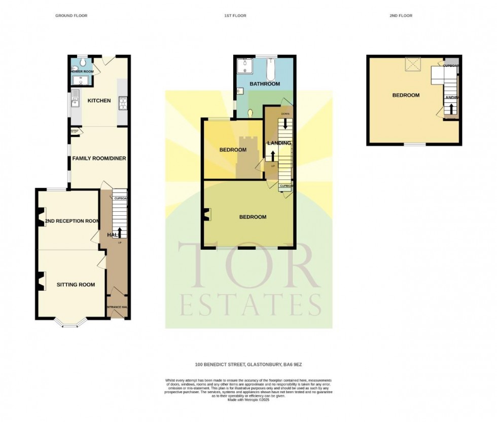 Floorplan for Benedict Street, Glastonbury