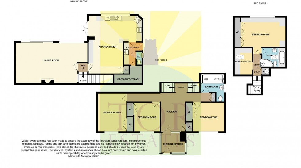 Floorplan for Gunwyn Close, Glastonbury