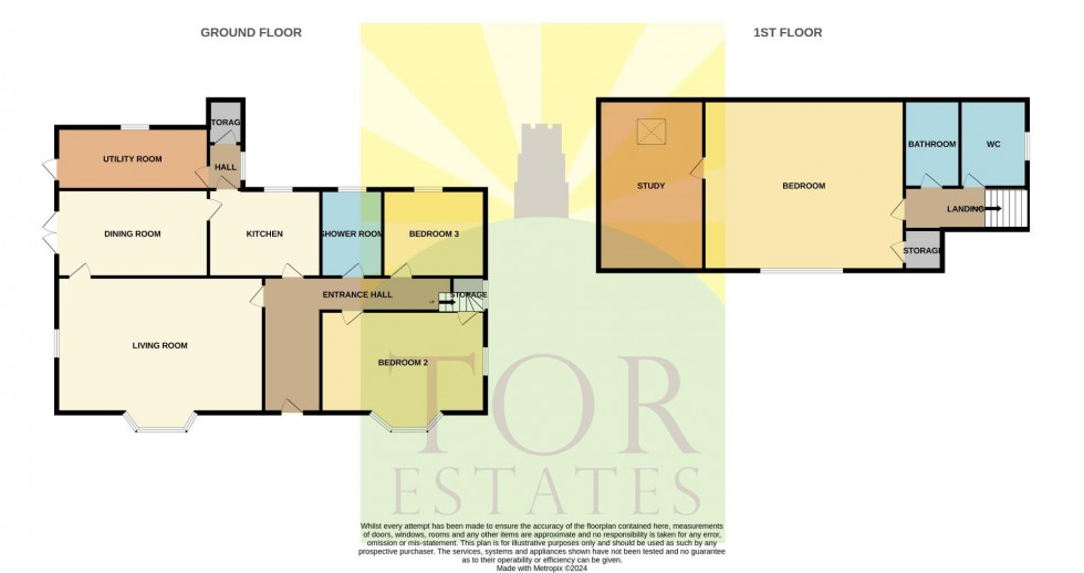 Floorplan for Old Nursery Drive, Ashcott,