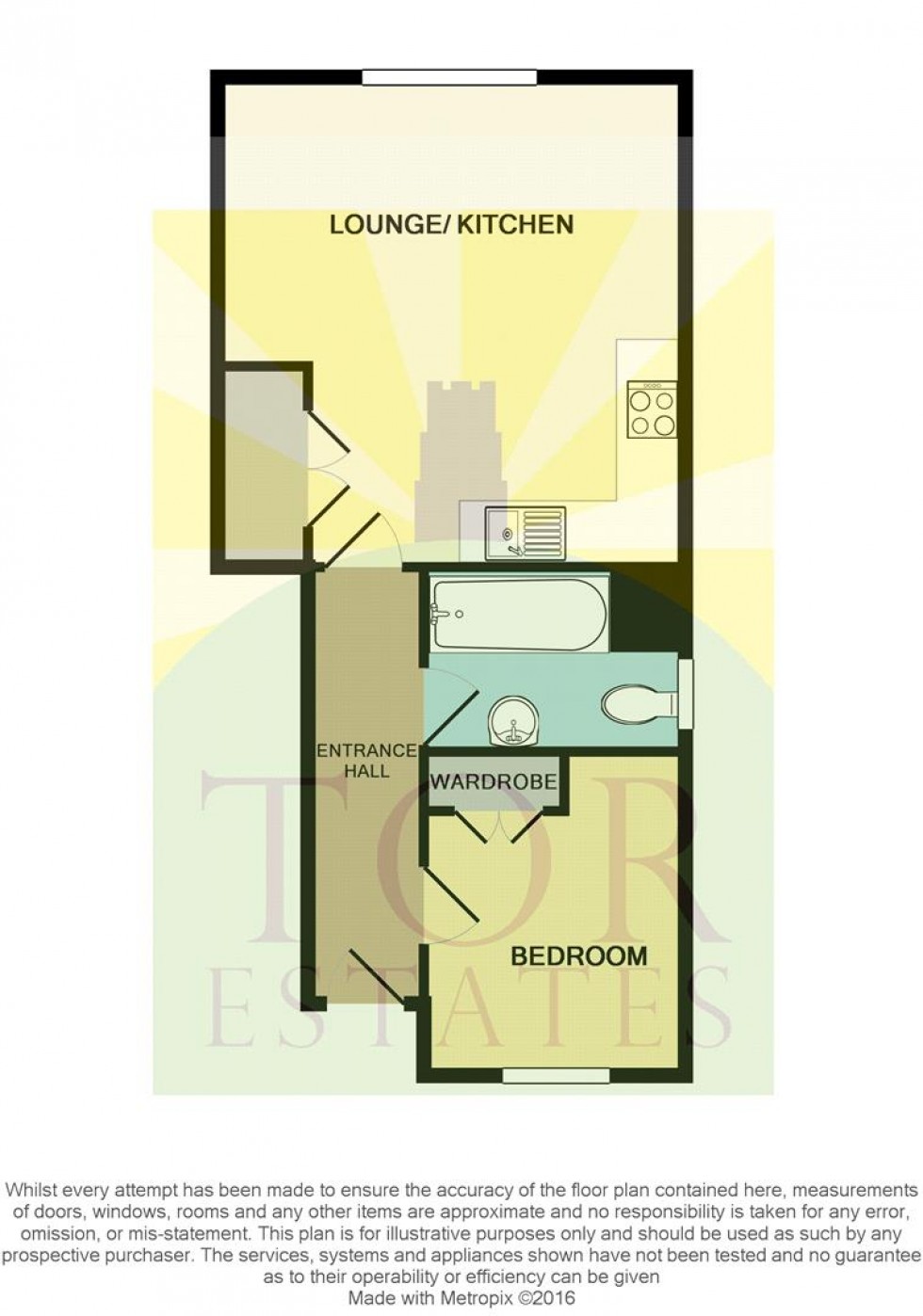 Floorplan for Northload Street, Glastonbury