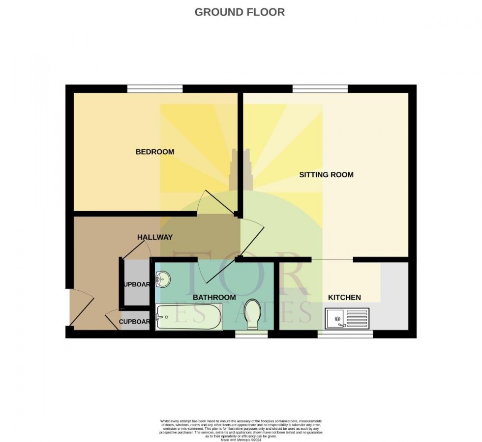 Floorplan for George Street, Glastonbury