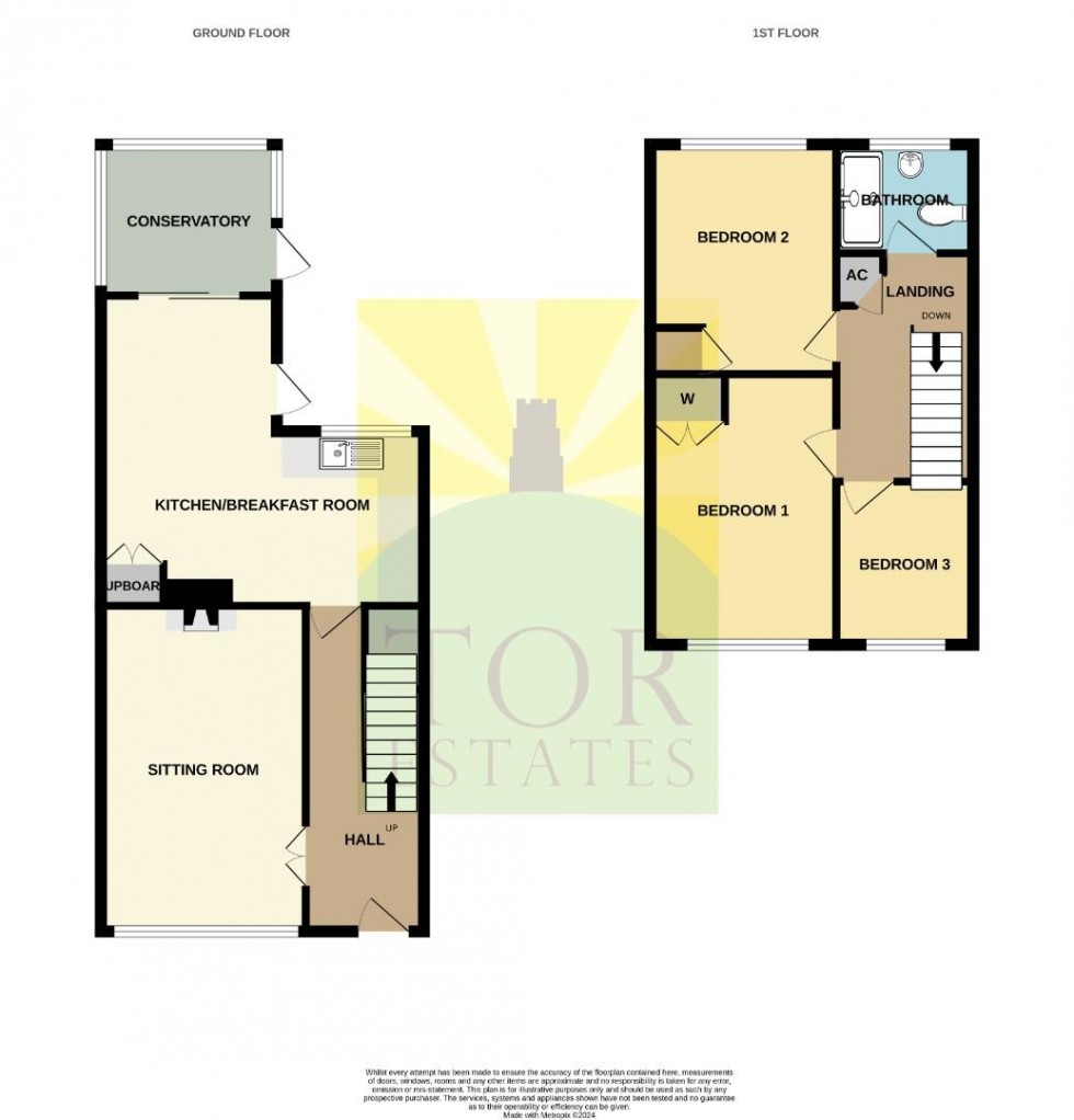 Floorplan for Downside, Street